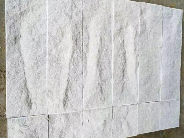 natural split white sandstone